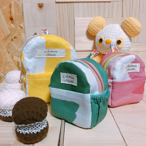 手のひらサイズのリュック型ポーチ ポーチ momeey 通販 12655174