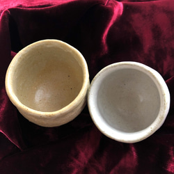 夫婦湯呑み茶碗　神ノ倉陶芸作家　天然素材　ナチュラルハンドメイド 2枚目の画像