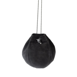 BALL BAG〈waterproof suede leather〉　/　ボールバッグ・防水スウェードレザー 1枚目の画像