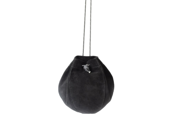 BALL BAG〈waterproof suede leather〉　/　ボールバッグ・防水スウェードレザー 1枚目の画像