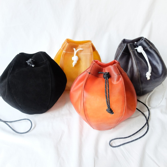 BALL BAG〈waterproof suede leather〉　/　ボールバッグ・防水スウェードレザー 3枚目の画像
