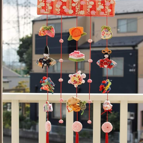 つるし飾り「桜」sakura 2 その他インテリア雑貨 愛ーrosy 通販 