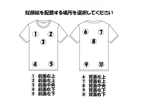 似顔絵デザインTシャツ　名入れ　ペットの似顔絵も♪　MENSサイズ 3枚目の画像