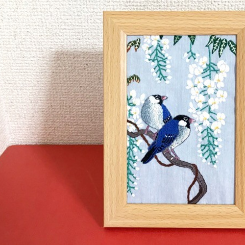 美術品 浮世絵 刺繍 花 美術品 浮世絵 刺繍 花