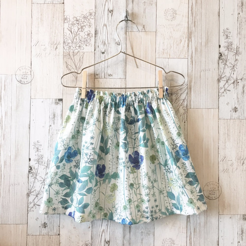 リバティ ギャザースカート 90～120サイズ 子供服 AVEC MA MERE  