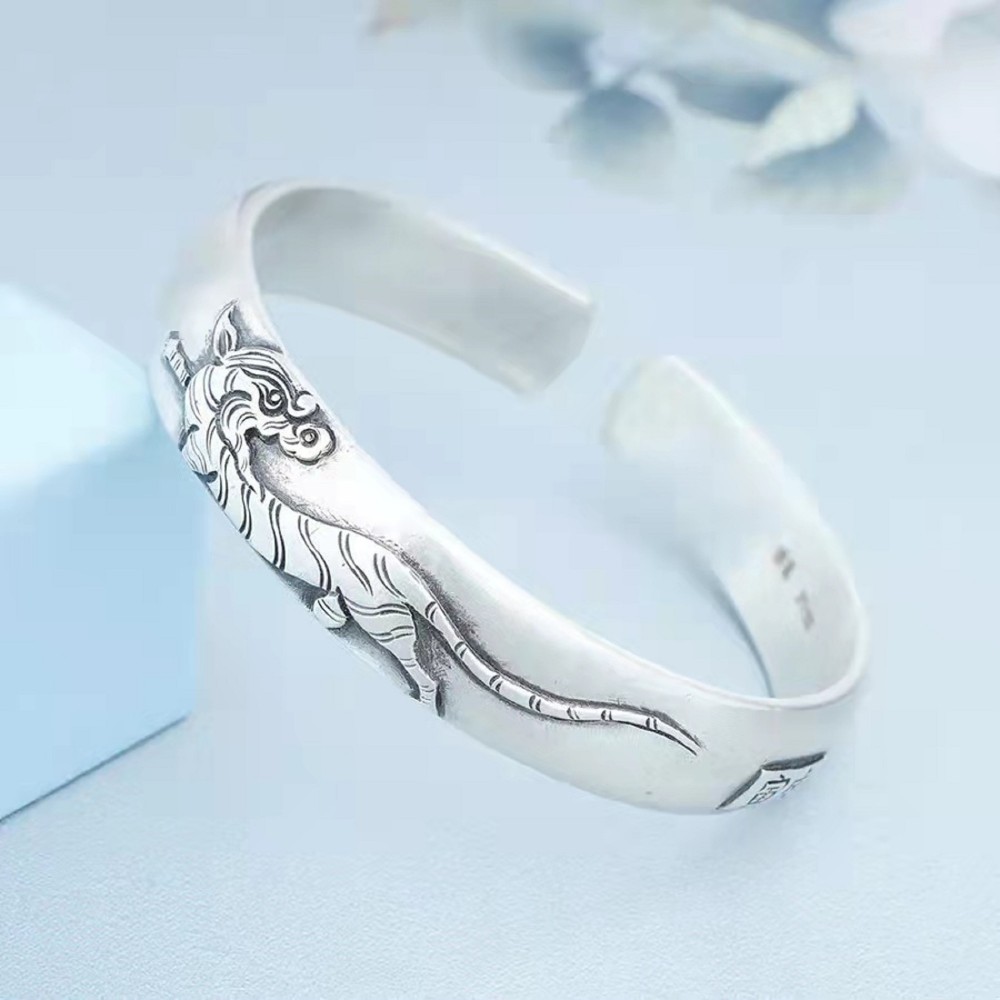 タイガーブレスレット/タイガーアイブレスレット/ホワイトタイガー/タイガーパターンブレスレット