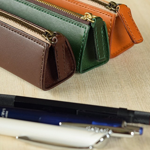 こだわり 大人の本革ペンケース【キャメル】 ペンケース ナチュラルズ