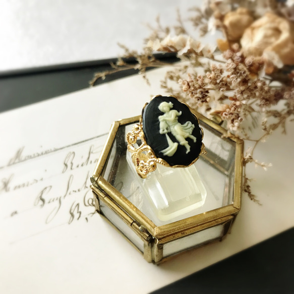 ヴィンテージ水瓶座のリング【アンティーク・指輪・誕生日・プレゼント