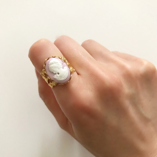 ヴィンテージ貴婦人リング【上品・指輪・アンティーク・パーティー