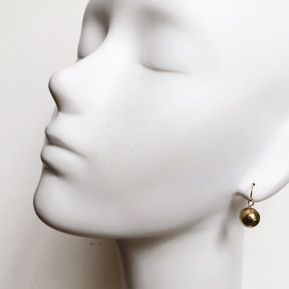 Brass charm piece/earrings  B-080 5枚目の画像