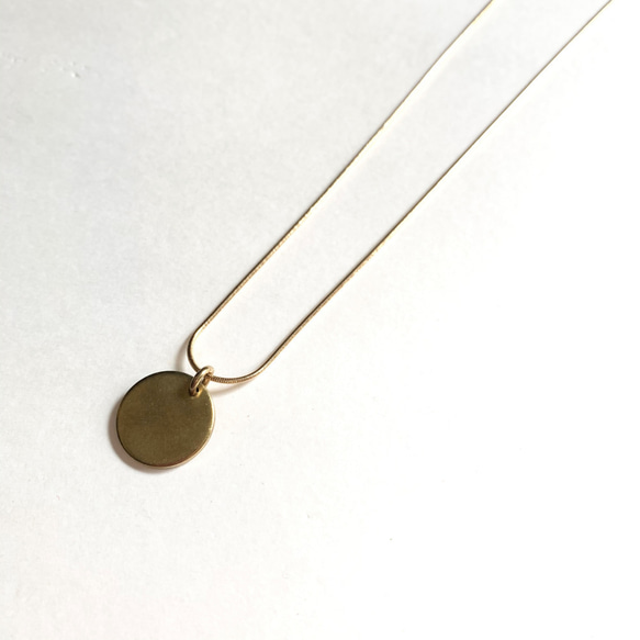 Coin necklace-12 NC-022 1枚目の画像