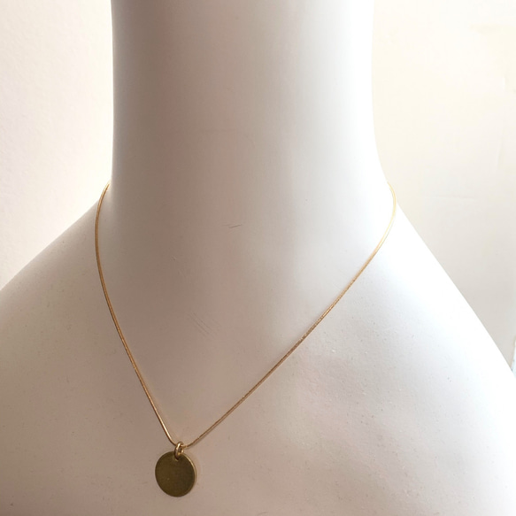Coin necklace-12 NC-022 3枚目の画像
