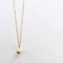 Satin ball necklace-LONG NC-040 2枚目の画像