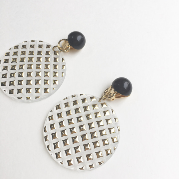 Shiny plate earrings No.205 2枚目の画像