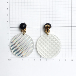 Shiny plate earrings No.205 6枚目の画像