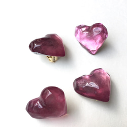 Heart Candy Earring No.209 - シャイニーピンク 1枚目の画像