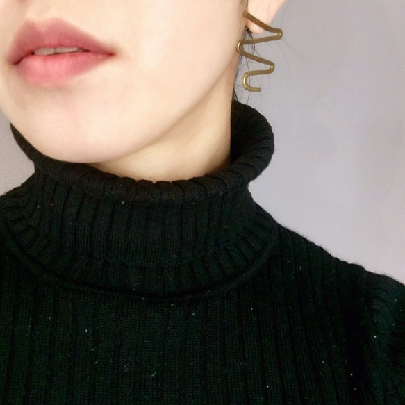 80's spring earring No.311 2枚目の画像