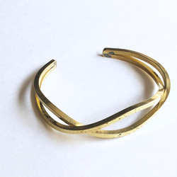 Waving cross bangle No.804 1枚目の画像