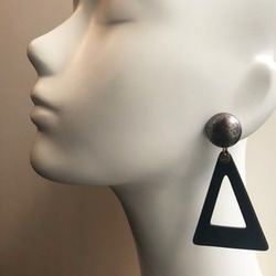 Hoop Lucite earrings No.213 6枚目の画像