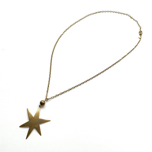 Sparkling star necklace NC-003 2枚目の画像