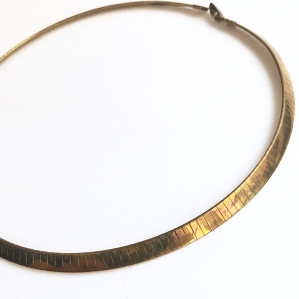 Vintage plate choker NC-016 * 1枚目の画像