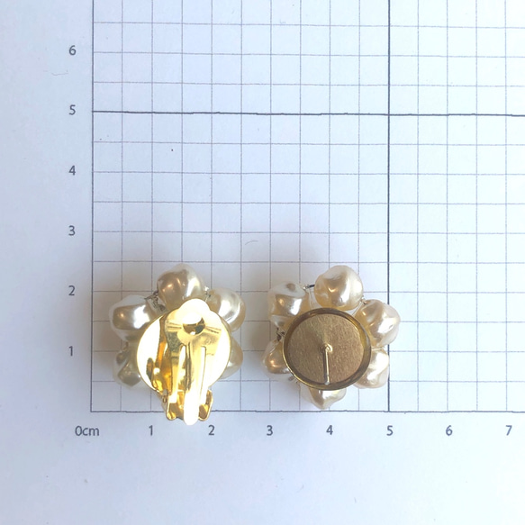 Baroque pearl earrings L-059 4枚目の画像