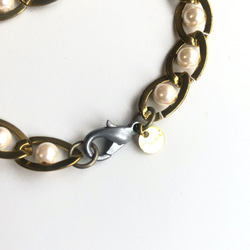 Double chain bracelet BT-010 4枚目の画像