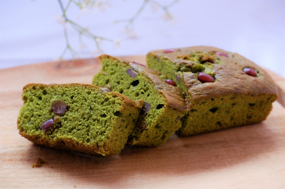 母の日 宇治抹茶大納言ケーキ 1本 パウンドケーキ ギフト 抹茶スイーツ 抹茶ケーキ お菓子 誕生日 内祝 京都 きよ泉 1枚目の画像