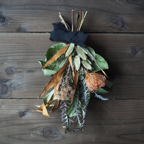 魔女の棲む森 ～香風詩～】ドライフラワー スワッグ プレゼント ギフト