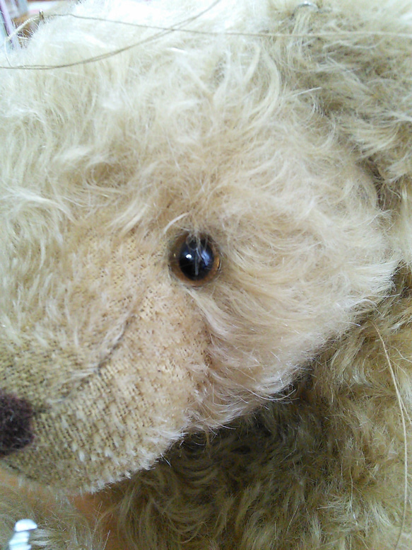 ハンドメイドグラスアイ　～瞳孔あり②紫系 5枚目の画像