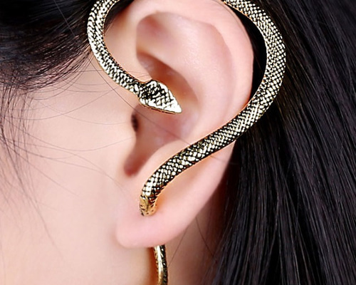 SWAROVSKI   スネークピアス　イヤーカフ 0_8856f3638565c893a38acda6dc24