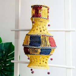 インドのウール織物の装飾品/シャンデリア-モーニングライト 1枚目の画像