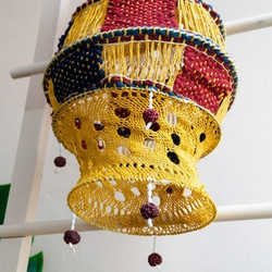 インドのウール織物の装飾品/シャンデリア-モーニングライト 2枚目の画像