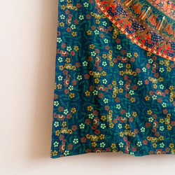 印度孔雀花紋掛布 / 沙灘巾 / 野餐墊－自然 第4張的照片