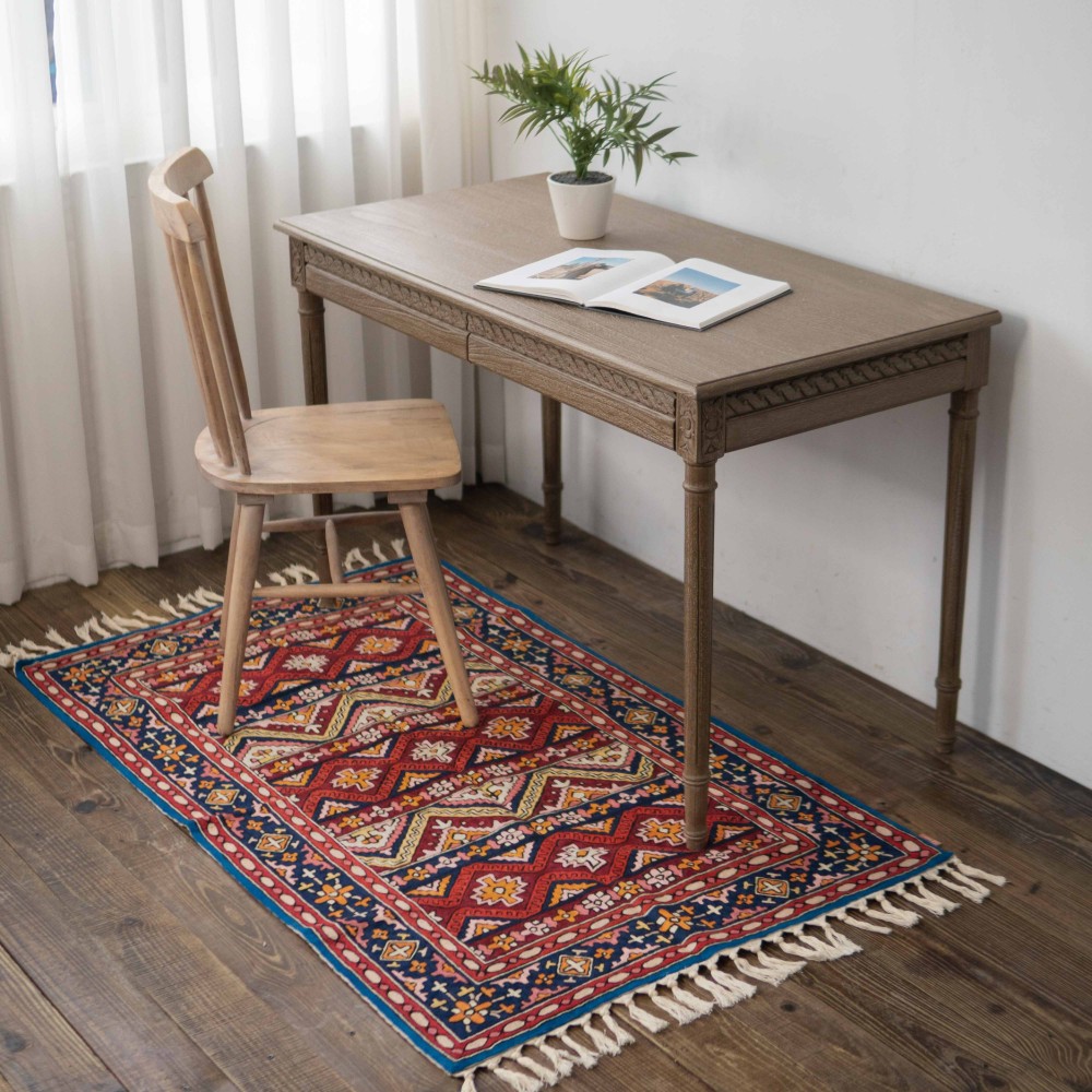 カシミアウール手織りトーテムカーペットラージ-おとぎ話