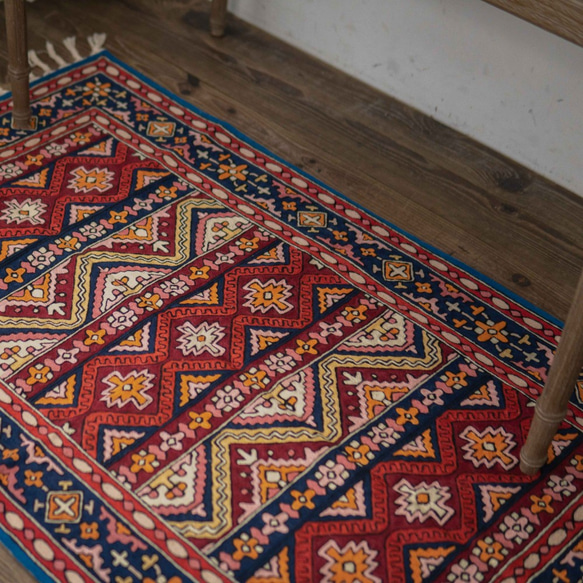 喀什米爾 羊毛手工編織 圖騰地毯 大款 － 童話故事 第4張的照片