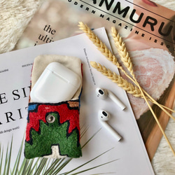 AirPods 刺繡耳機收納袋 －聖誕軟糖 第4張的照片