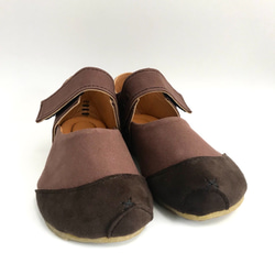 【sale‼】Mサイズ(23〜24cm) ROUND velcro-shoes ＃倉敷帆布 5枚目の画像