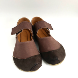 【sale‼】Mサイズ(23〜24cm) ROUND velcro-shoes ＃倉敷帆布 6枚目の画像