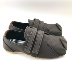 【sale‼】Mサイズ（23～24㎝）SQUARE velcro-sneakers #倉敷帆布 4枚目の画像