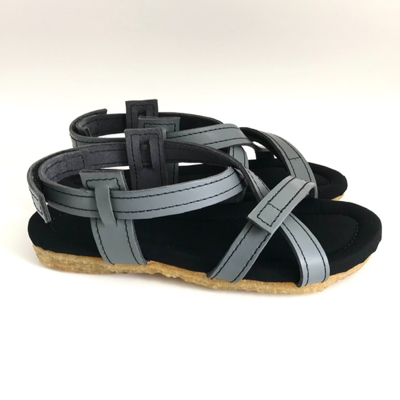 BELT sandals #natural leather #受注製作 ＃天然素材 3枚目の画像