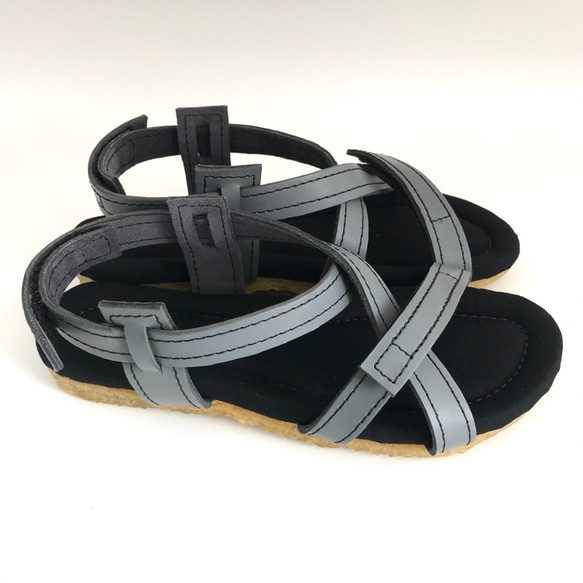 BELT sandals #natural leather #受注製作 ＃天然素材 4枚目の画像