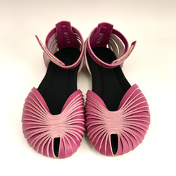【summer sale‼】Mサイズ(23〜24cm) STRAP sandals #natural leather 5枚目の画像