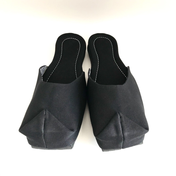 SQUARE slippers #倉敷帆布 #受注製作 #軽量設計 5枚目の画像