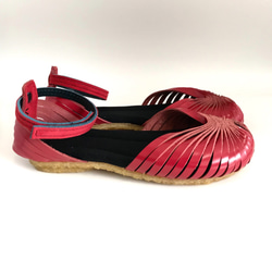 【 アウトレット 】Lサイズ(24〜25cm) STRAP sandals #natural leather ＃天然素材 3枚目の画像