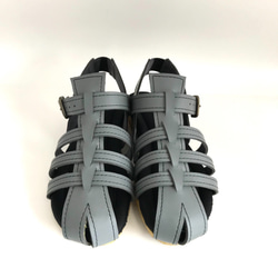 【sale‼】Mサイズ(23〜24cm) MESH sandals #natural leather 5枚目の画像