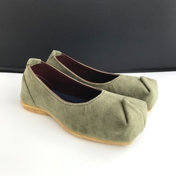 SQUARE shoes #東レmicro-fiber #受注製作 1枚目の画像
