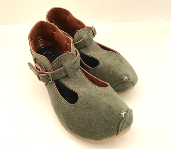 【受注製作】 ROUND T-strap shoes 3枚目の画像