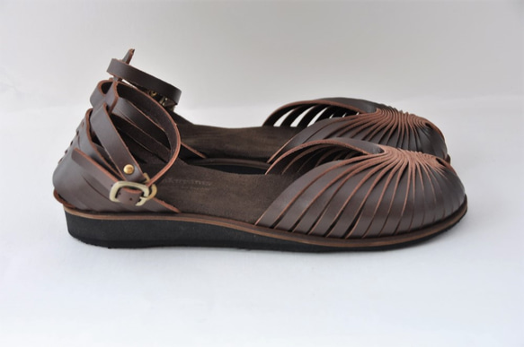 【アウトレット】ballet sandals (natural leather) 3枚目の画像