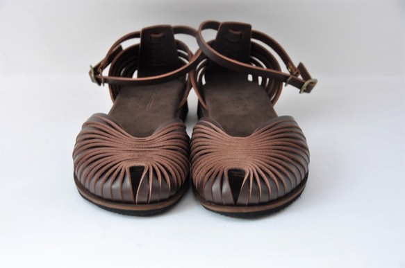 【アウトレット】ballet sandals (natural leather) 5枚目の画像